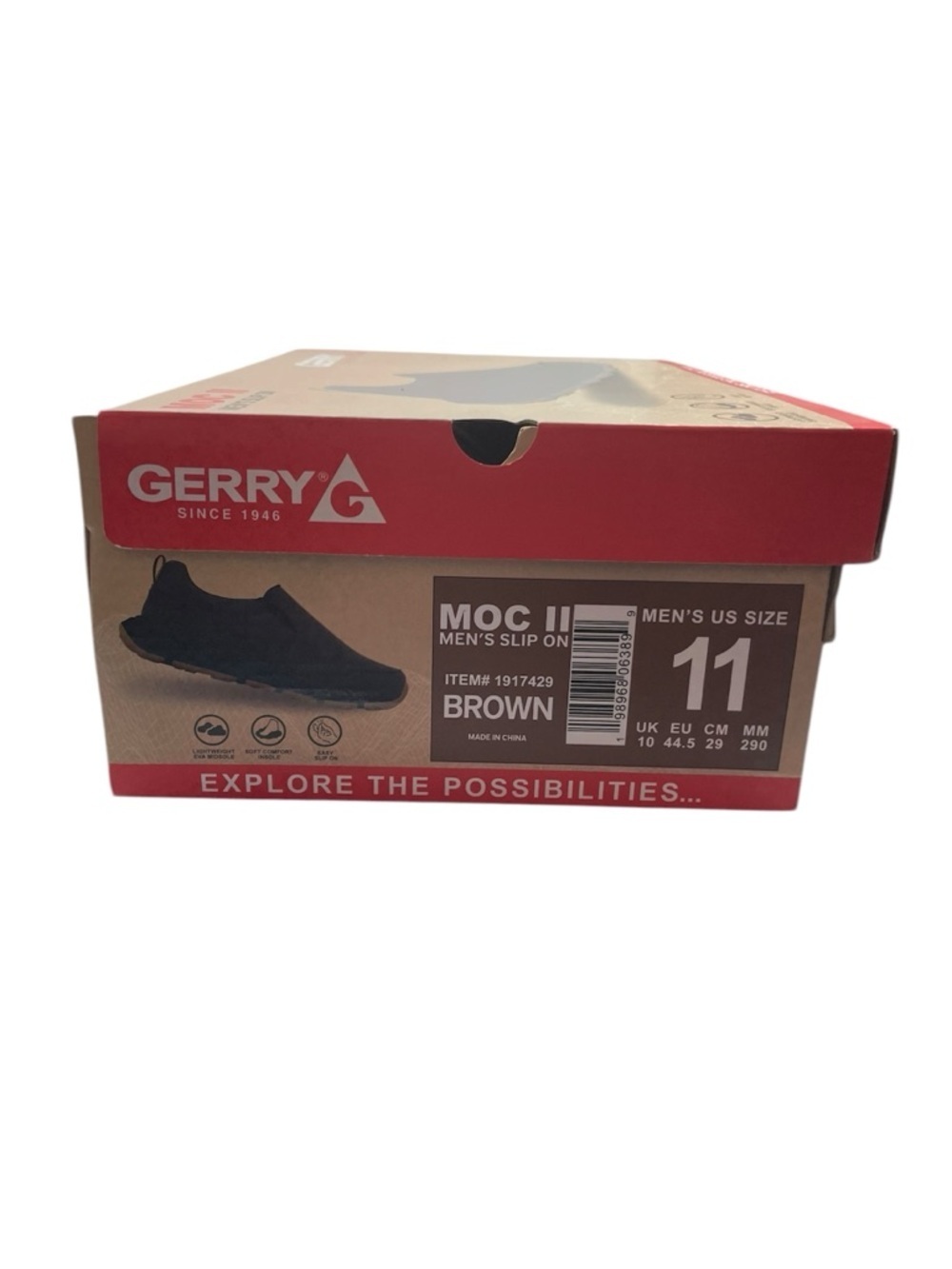 Gerry MOC II Brown Men's Slip-on Loafers Size: 11 - Picture 11 of 12